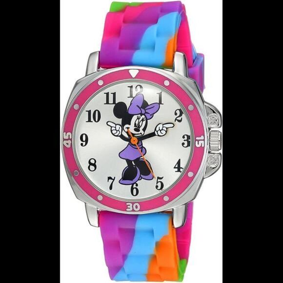 Disney Kids Watch with Tie Dye Rubber Band